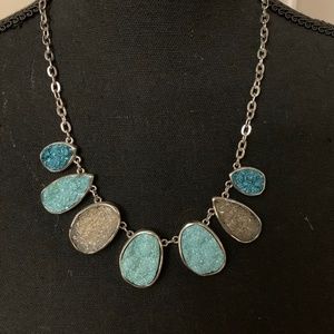 Costume faux stone necklace